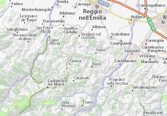 Mapa San Giovanni Querciola