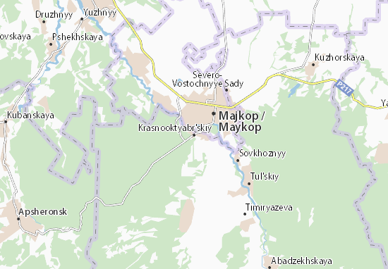 Mapa Krasnooktyabr&#x27;skiy