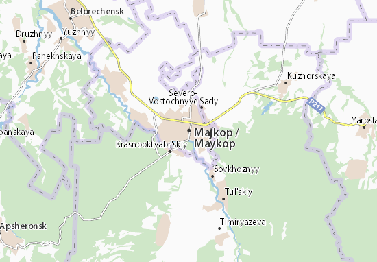 Carte-Plan Majkop