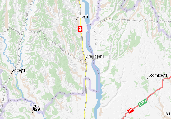 Karte Stadtplan Drăgăşani
