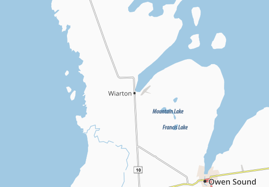 Wiarton Map