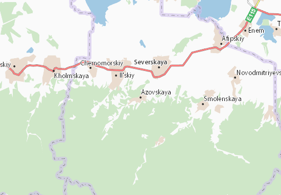 Azovskaya Map