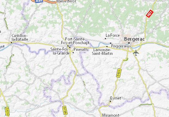 Razac-de-Saussignac Map