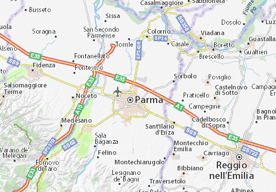 Kaart Plattegrond Quartiere Benedetta