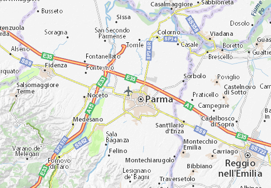 Kaart Plattegrond Quartiere San Domenico