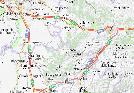Michelin Landkarte Valle Del Morto Stadtplan Valle Del Morto Viamichelin