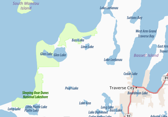 Mapa Maple City