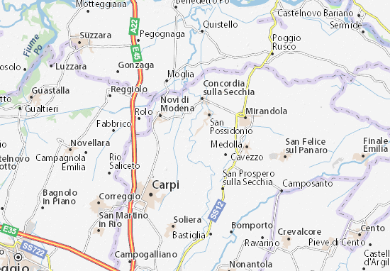 Mapa Forcello