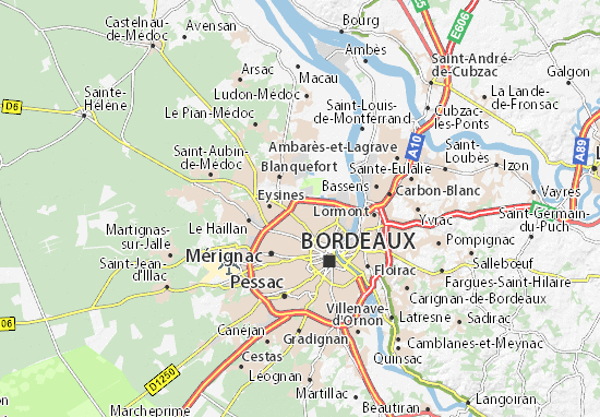 Bordeaux carte France
