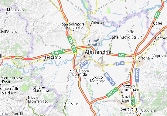 Carte-Plan Alessandria