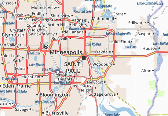 Saint Paul Maps, Minnesota, U.S.