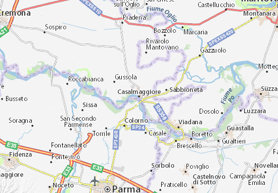 Karte Stadtplan Casalmaggiore