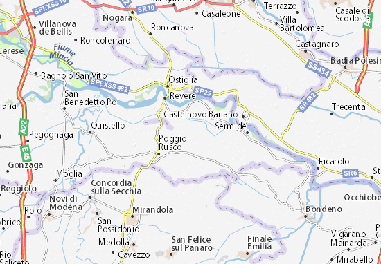 Mapa Magnacavallo