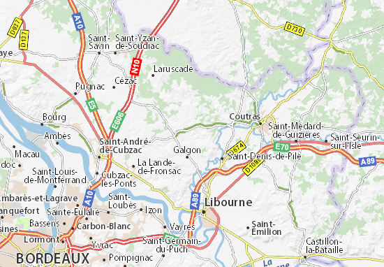 Mapa Saint-Martin-du-Bois