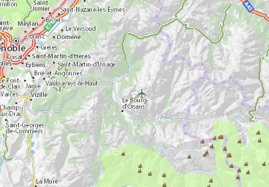Alpe-d&#x27;Huez Map