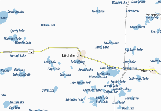 Mapa Litchfield