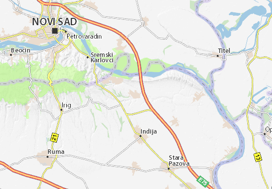 MICHELIN Vojvodina map - ViaMichelin