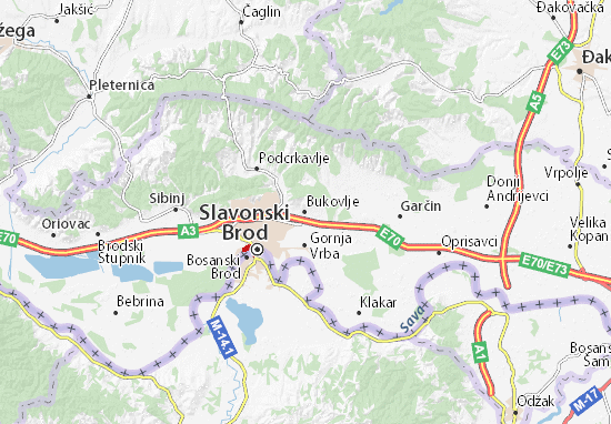 Bukovlje Map