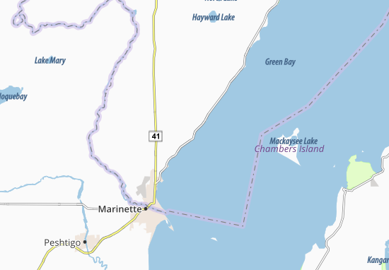 Mapa Ingallston