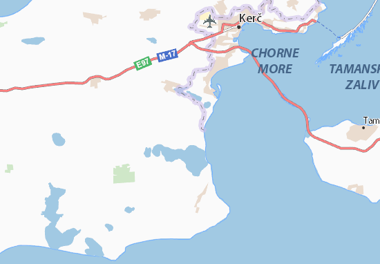Mapa Chelyadinove