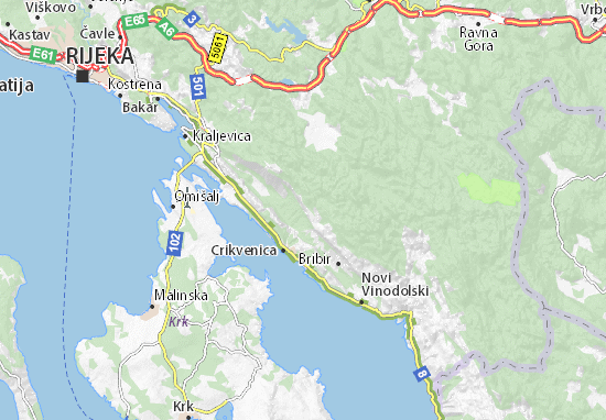 MICHELIN Croatia map - ViaMichelin