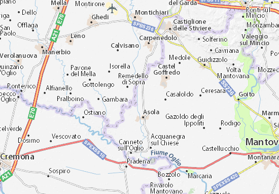 Karte Stadtplan Casalmoro