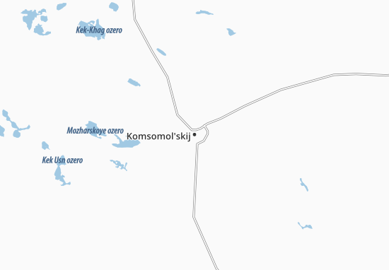 Mappe-Piantine Komsomol&#x27;skij