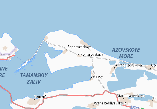 Mapa Fontalovskaya