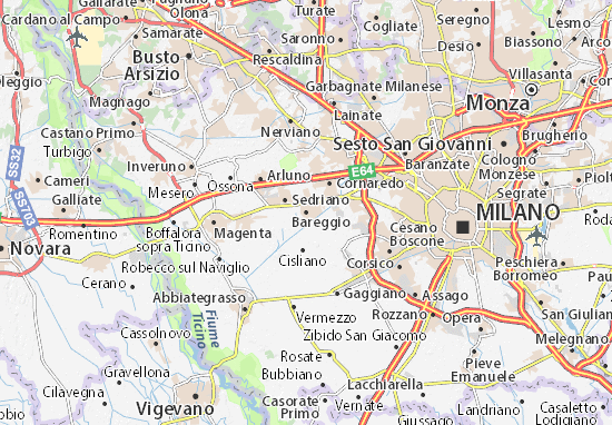 Bareggio Map