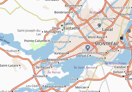 Kaart Plattegrond Sainte-Geneviève