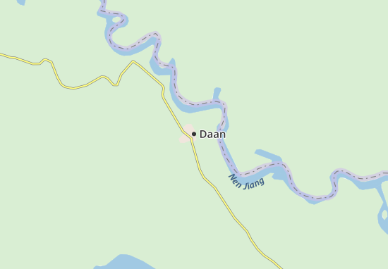 Karte Stadtplan Daan