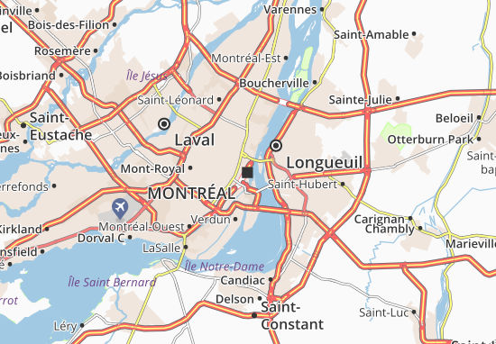Mapa Montréal