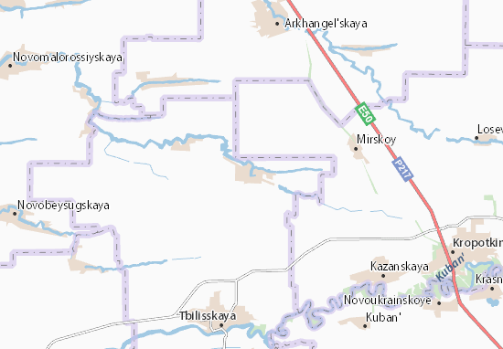 Mapa Lovlinskaya