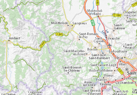 Mapa Margerie-Chantagret
