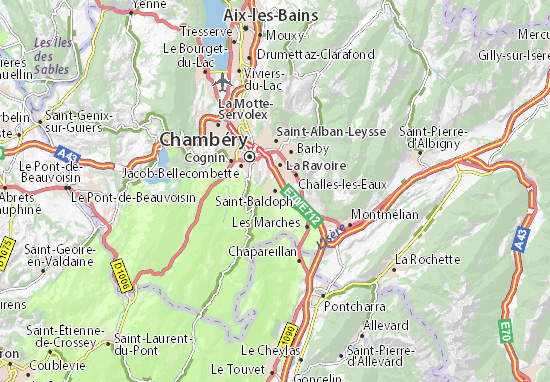 Saint-Baldoph Map
