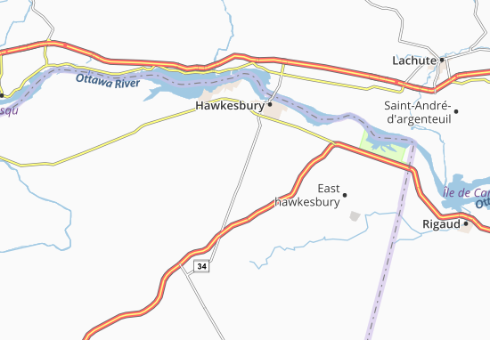 Mapa West hawkesbury