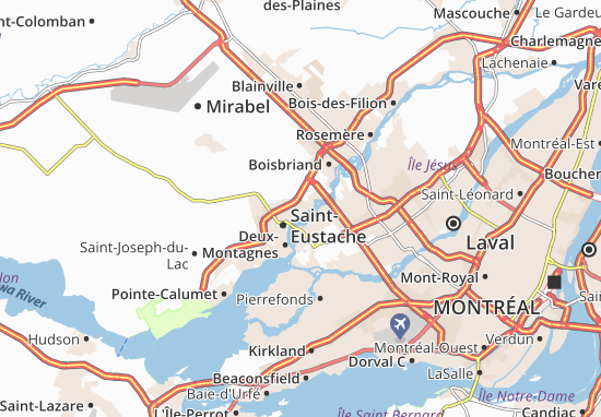 Mapa Saint-Eustache