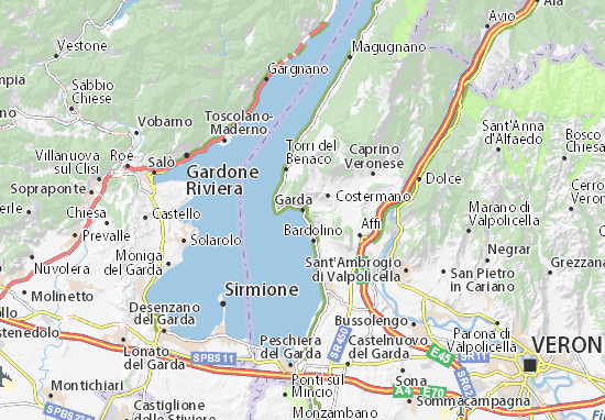 Michelin Garda Map Viamichelin