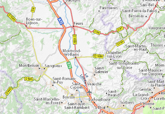 Mapa Saint-André-le-Puy