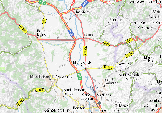 Saint-Laurent-la-Conche Map