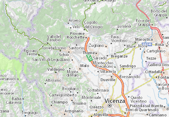 Marano Vicentino Map
