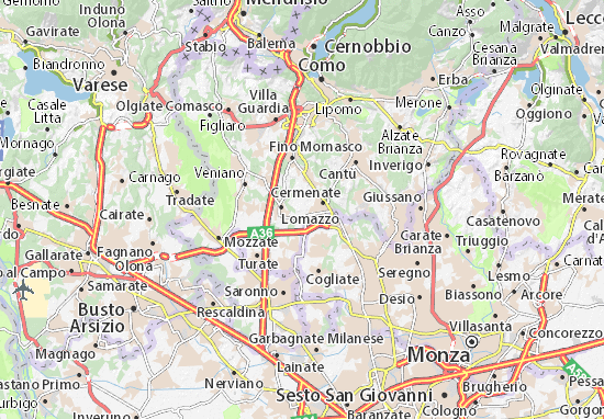 Mapa San Michele-San Giorgio