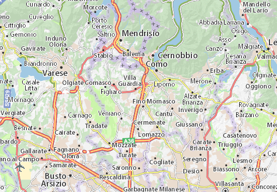Luisago Map