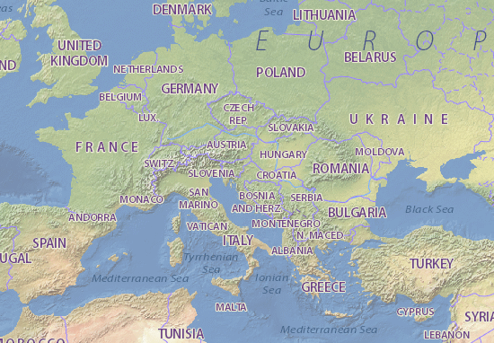 karta michelin karta: Michelin Hrvatska Karta
