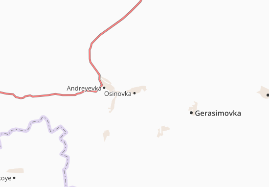 Karte Stadtplan Osinovka