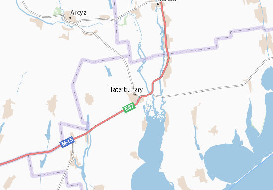 Mapa Tatarbunary
