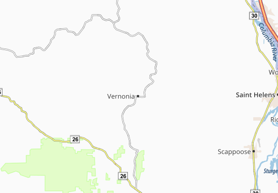 Kaart Plattegrond Vernonia