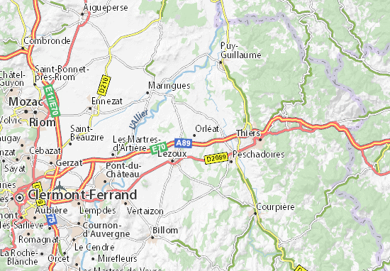 Orléat Map
