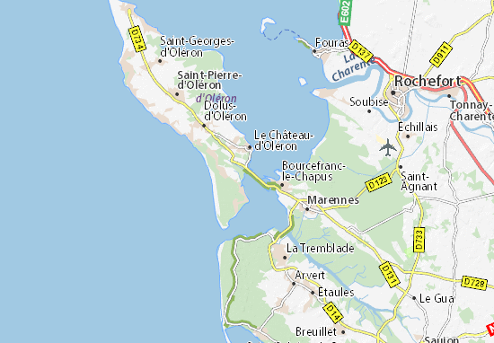 Carte-Plan Île d&#x27;Oléron