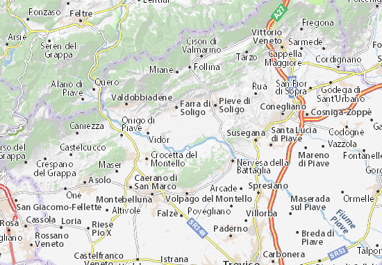 Mapa MICHELIN Colle Sannita - mapa Colle Sannita - ViaMichelin